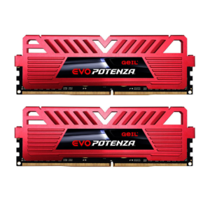 رم کامپیوتر DDR4 دو کاناله 3200 مگاهرتز CL16 گیل مدل Potenza ظرفیت 16 گیگابایت