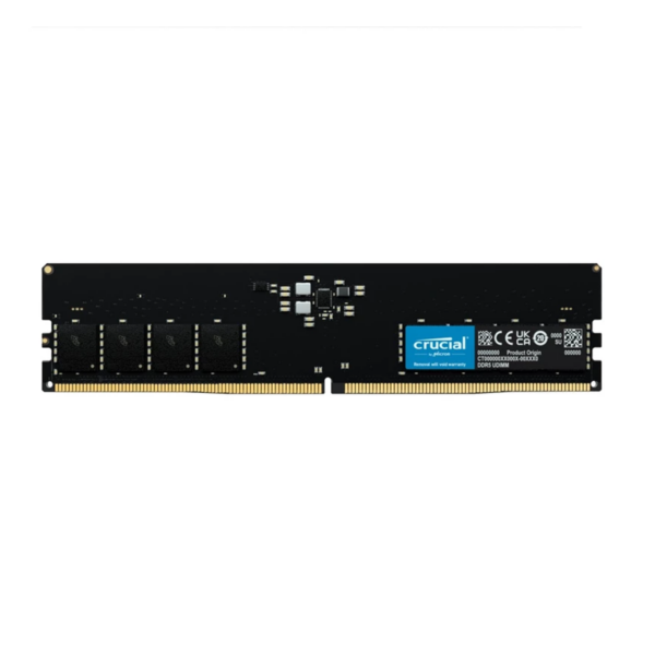 رم کامپیوتر DDR5 تک کاناله 5600 مگاهرتز CL46 کروشیال ظرفیت 32 گیگابایت